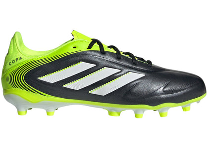 adidas Copa Pure 3 League FG/MG Core Black Cloud White Lucid Lemon (GS) - authentic adidas sneakers