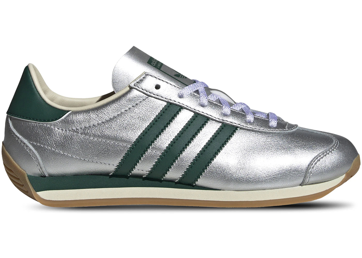 adidas Country OG Silver Metallic Collegiate Green (Women's) - vue 360