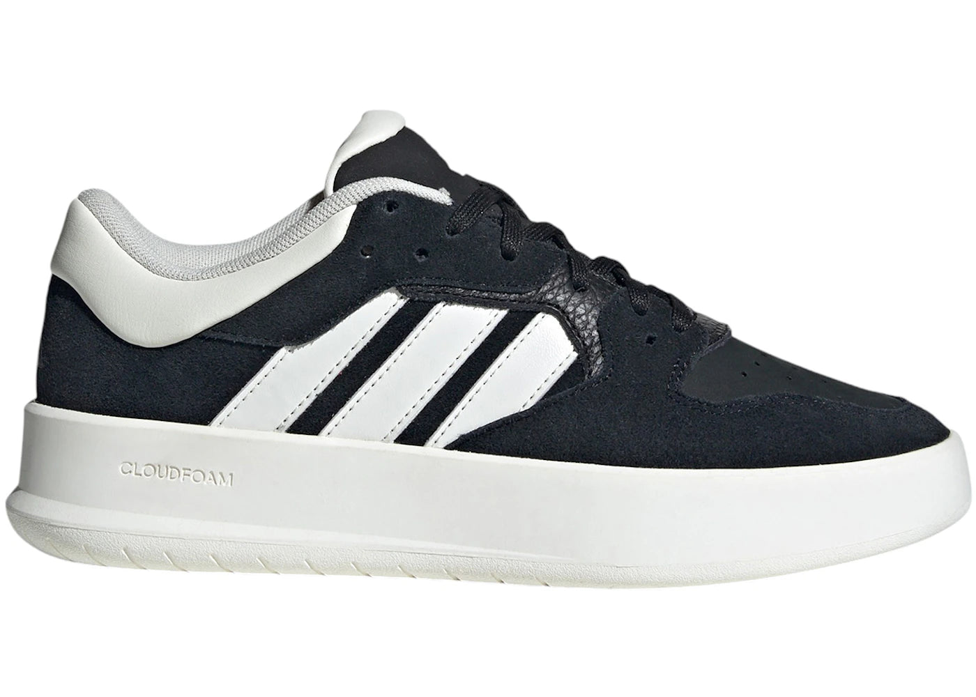 adidas Court 24 Core Black Off White Carbon (Women's) - vue 360