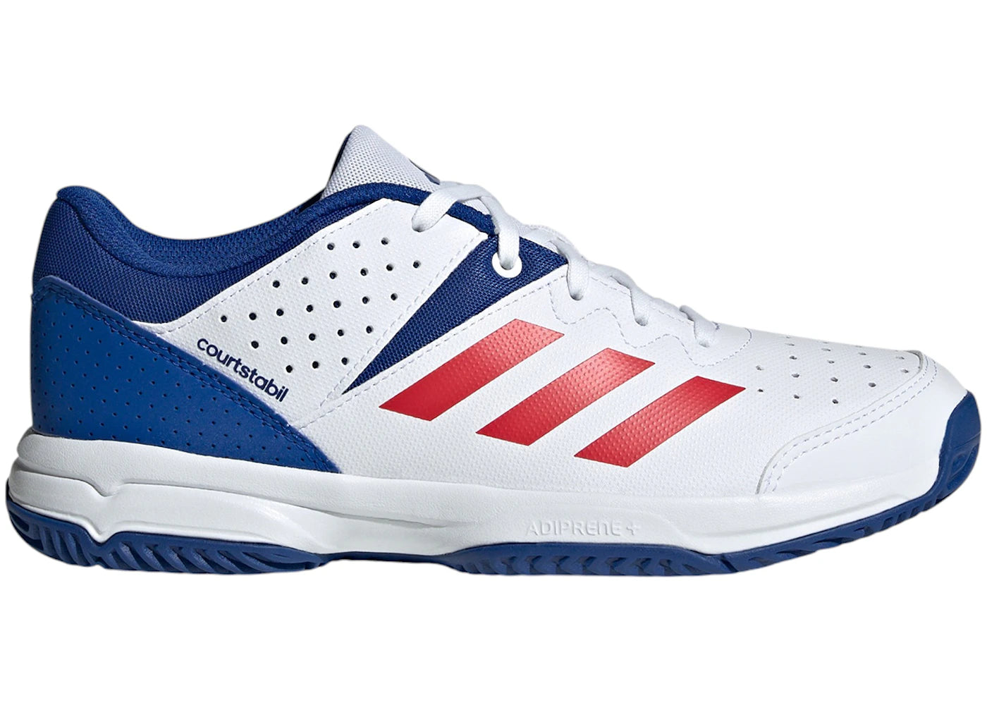 adidas Court Stabil Cloud White Pure Ruby Royal Blue (GS) - vue secondaire A