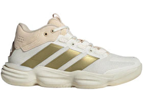 adidas Court Stabil Indoor Off White Gold Metallic Crystal Sand (Women's) - vue 360