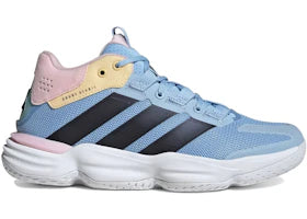 adidas Court Stabil Indoor White Bright Royal (Women's) - authentic adidas sneakers