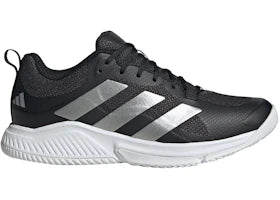 adidas Court Team Bounce 2.0 Core Black Silver Metallic Cloud White (Women's) - vue 360