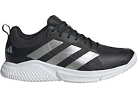 adidas Court Team Bounce 2.0 Core Black Silver Metallic Cloud White (Women's)