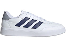 adidas Courtblock Cloud White Dark Blue Halo Silver - vue 360