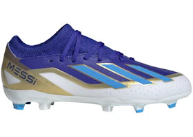 adidas Crazyfast Messi League FG Lucid Blue Blue Burst Cloud White (GS) - vue 360