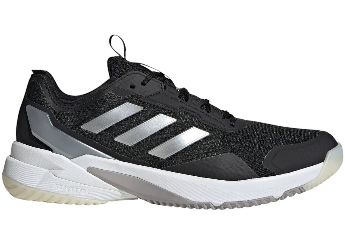 adidas Crazyflight 6 Indoor Cloud White Silver Metallic Core Black (Women's) - vue secondaire A