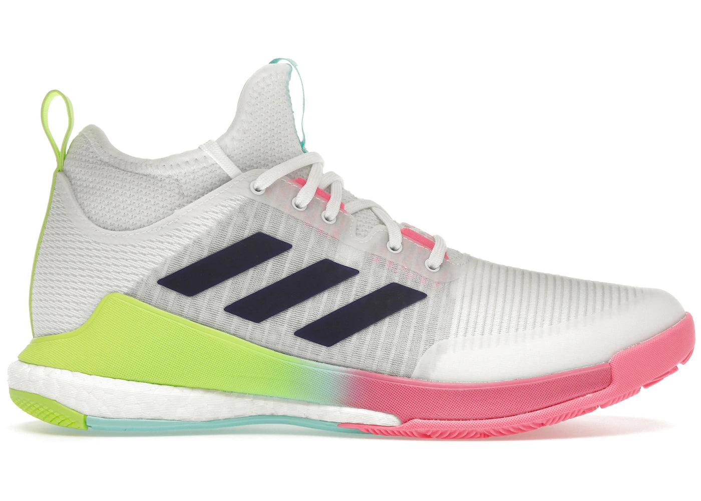 adidas Crazyflight Mid White Purple Aqua (Women's)