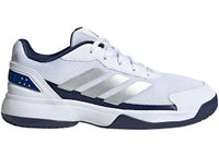 adidas Crazyquick Padel White Silver Metallic Dark Blue (GS)