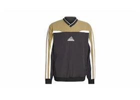 adidas Cutline Pullover Long-Sleeve Top Black/Olive Strata - vue 360