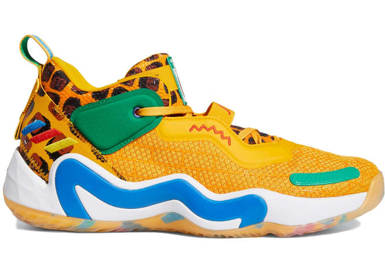 adidas D.O.N. Issue #3 LEGO Yellow Spida sneakers - authentic adidas shoes
