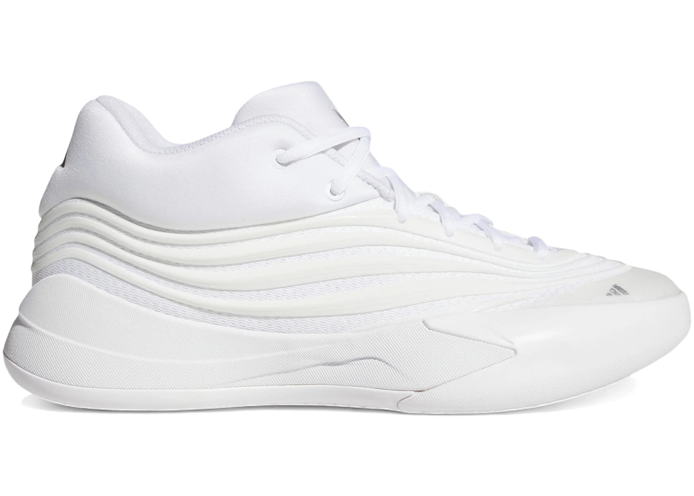 adidas Dame 10 Triple White - vue 360