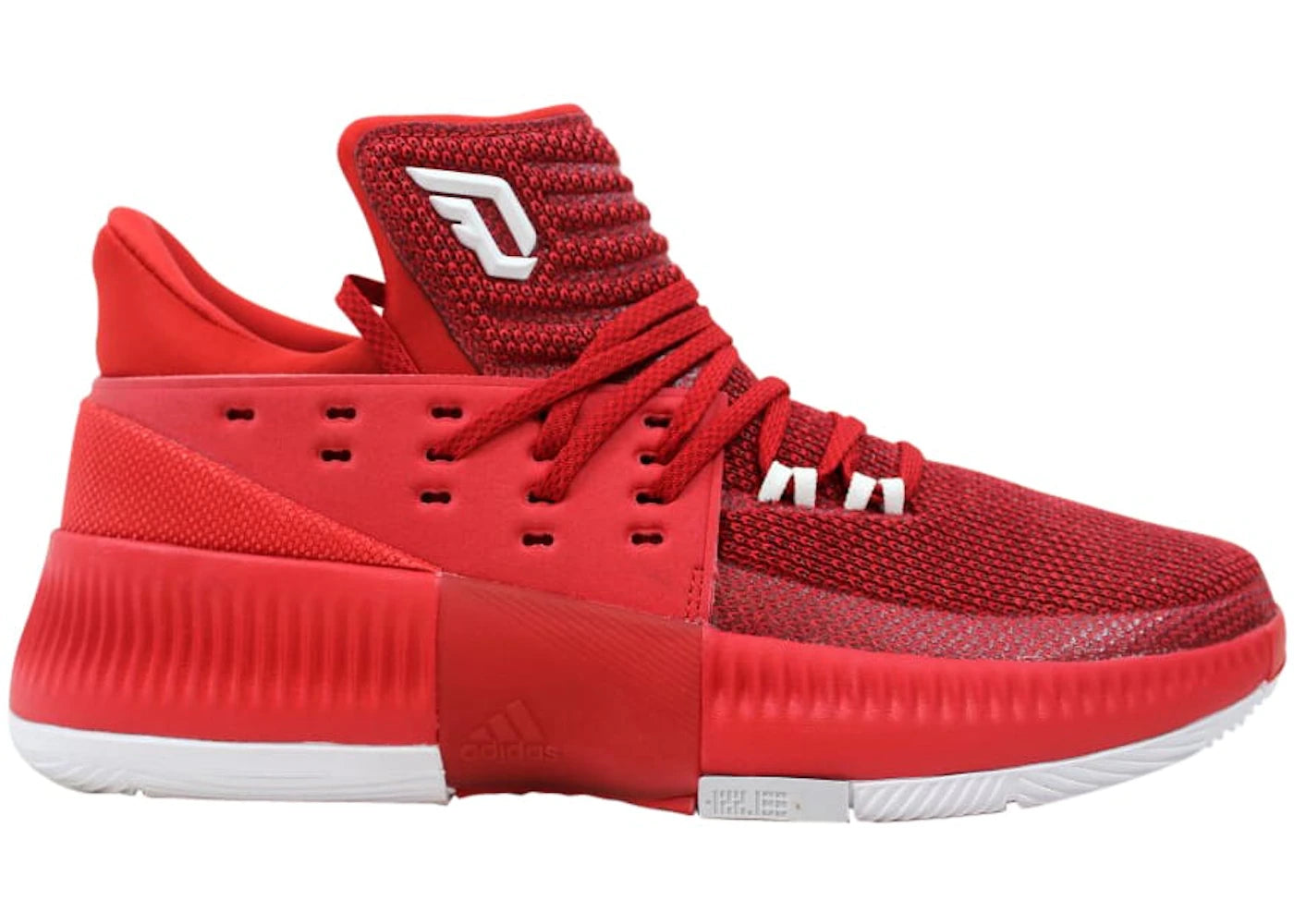 adidas Dame 3 Power Red - vue secondaire A