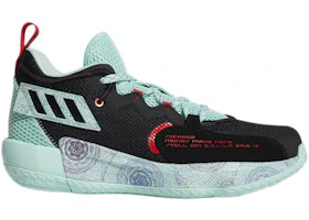 adidas Dame 7 EXTPLY Black Clear Mint - vue 360