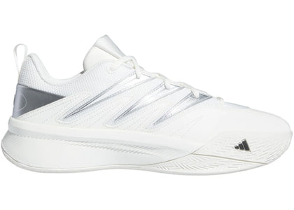 adidas Dame Certified 3 Low Core White Core Black Silver Metallic - authentic adidas sneakers
