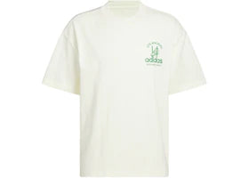 adidas Design Studio Jabbar Graphic Tee Ivory Green - vue 360
