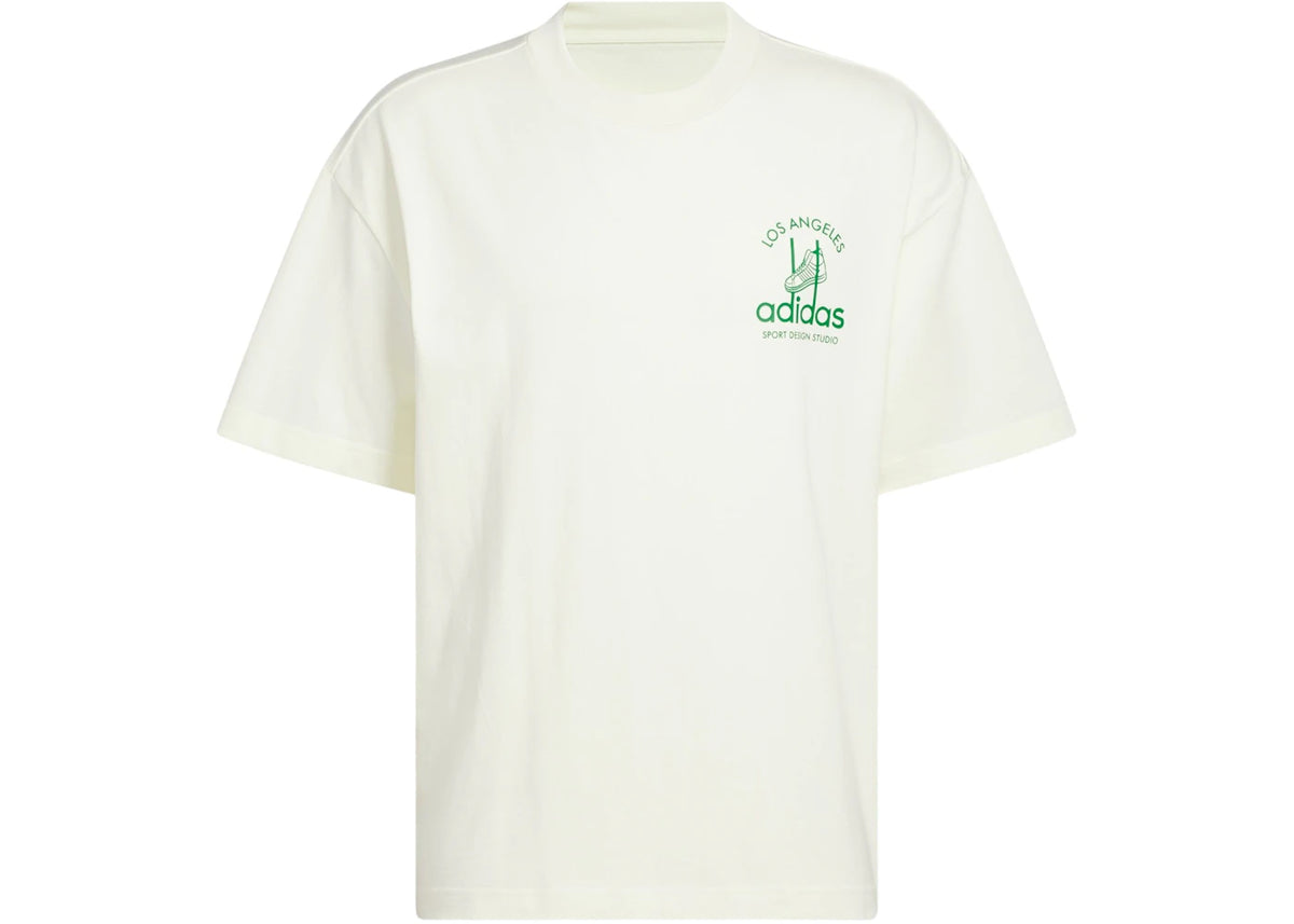 adidas Design Studio Jabbar Graphic Tee Ivory Green - vue secondaire A