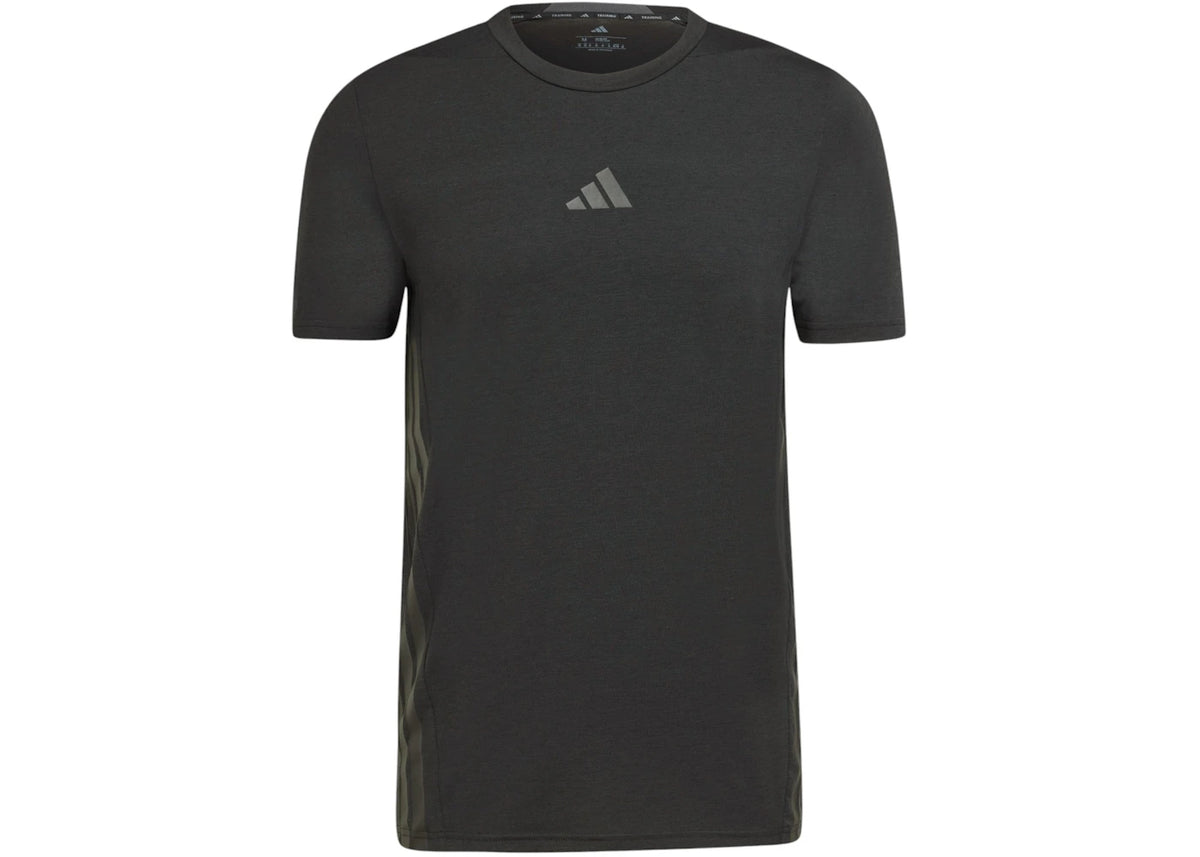 adidas Designed 4 3-Stripes Tee Black - vue 360