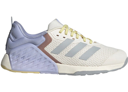 adidas Dropset 3 Strength Chalk White Halo Silver Violet Tone (Women's) - authentic adidas sneakers