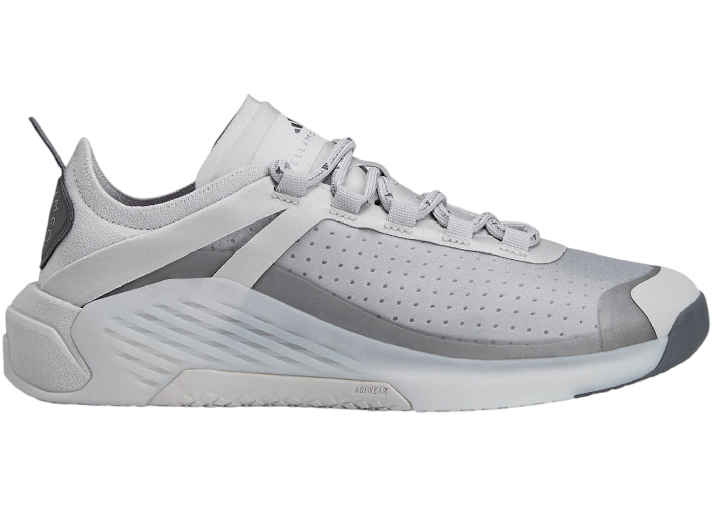 adidas Dropset 4 by Stella McCartney Light Solid Grey Onix (Women's) - vue 360