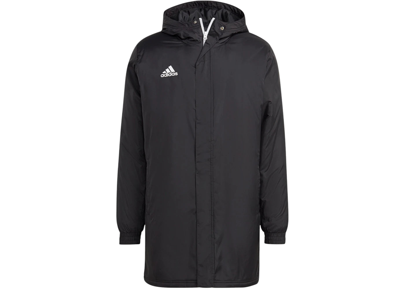 adidas Entrada 22 Stadium Jacket Black - vue 360