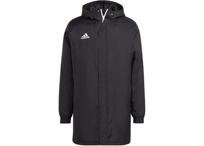 adidas Entrada 22 Stadium Jacket Black - authentic adidas apparel