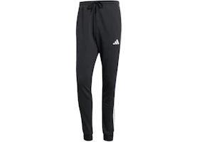 adidas Essential 3-Stripes French Terry Pant Black/White - authentic adidas product