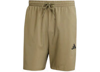 adidas Essentials 3-Stripes Chelsea Shorts Olive Strata Black