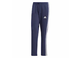 adidas Essentials 3-Stripes Open Hem Fleece Pants Legend Ink - authentic adidas apparel