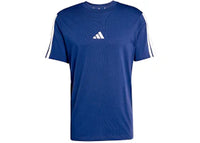 adidas Essentials 3-Stripes Single Jersey T-Shirt Dark Blue White