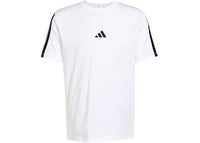 adidas Essentials 3-Stripes Single Jersey T-Shirt White Black