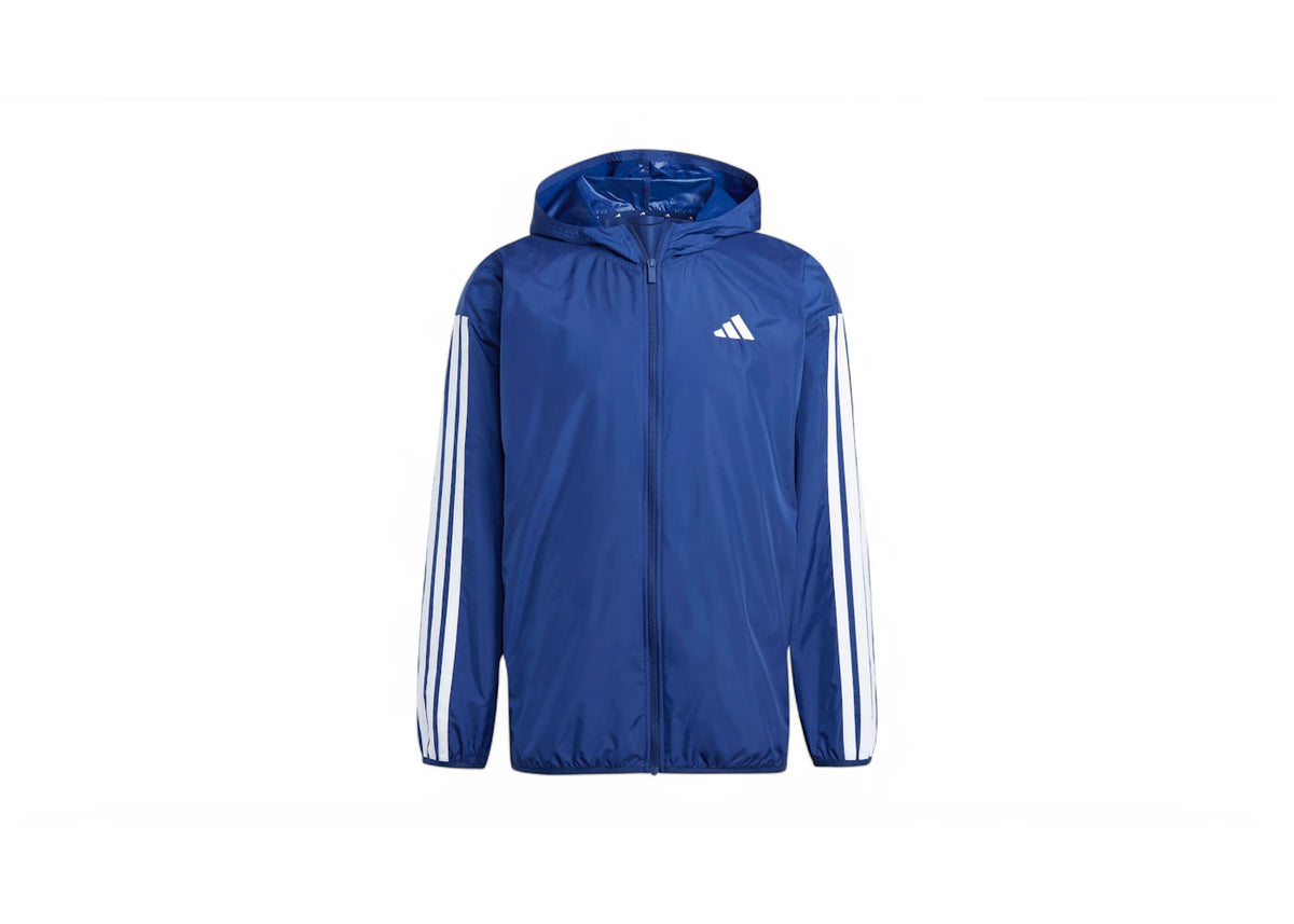 adidas Essentials 3-Stripes Windbreaker Dark Blue/White - vue secondaire A