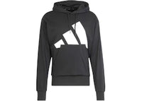 adidas Essentials Big Logo French Terry Hoodie Black/White