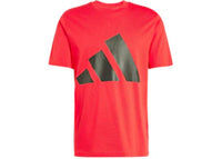adidas Essentials Big Logo Tee Pure Ruby/Black