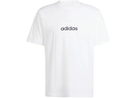 adidas Essentials Linear Single Jersey Tee White/Black