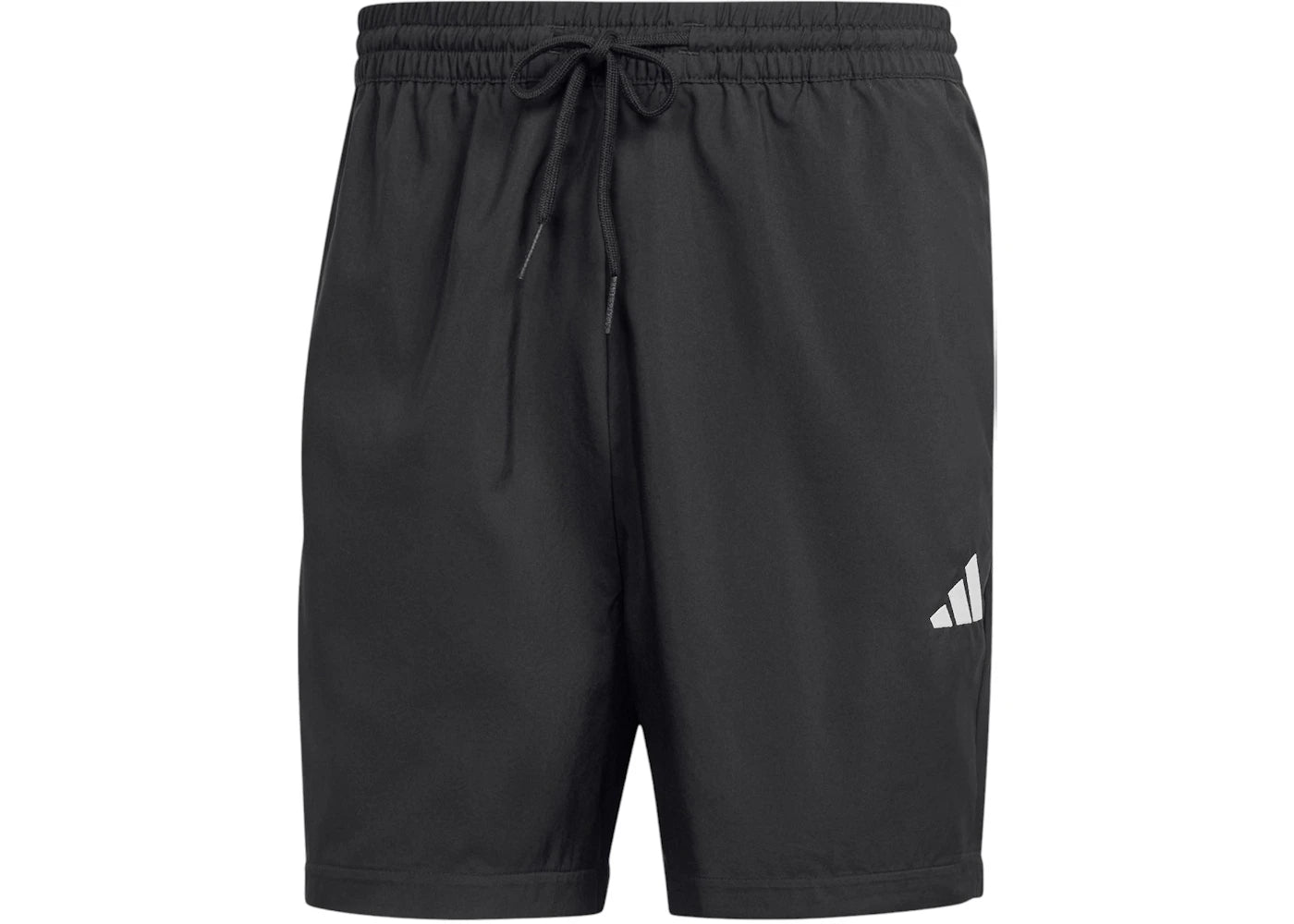 adidas Essentials Small Logo Chelsea Shorts Black/White - vue 360