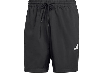 adidas Essentials Small Logo Chelsea Shorts Black/White - authentic adidas apparel