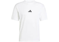 adidas Essentials Small Logo Single Jersey T-Shirt White/Black