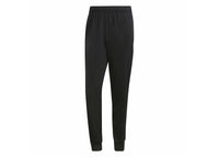 adidas Essentials Warm-Up Tapered 3-Stripes Track Pants Black/Black