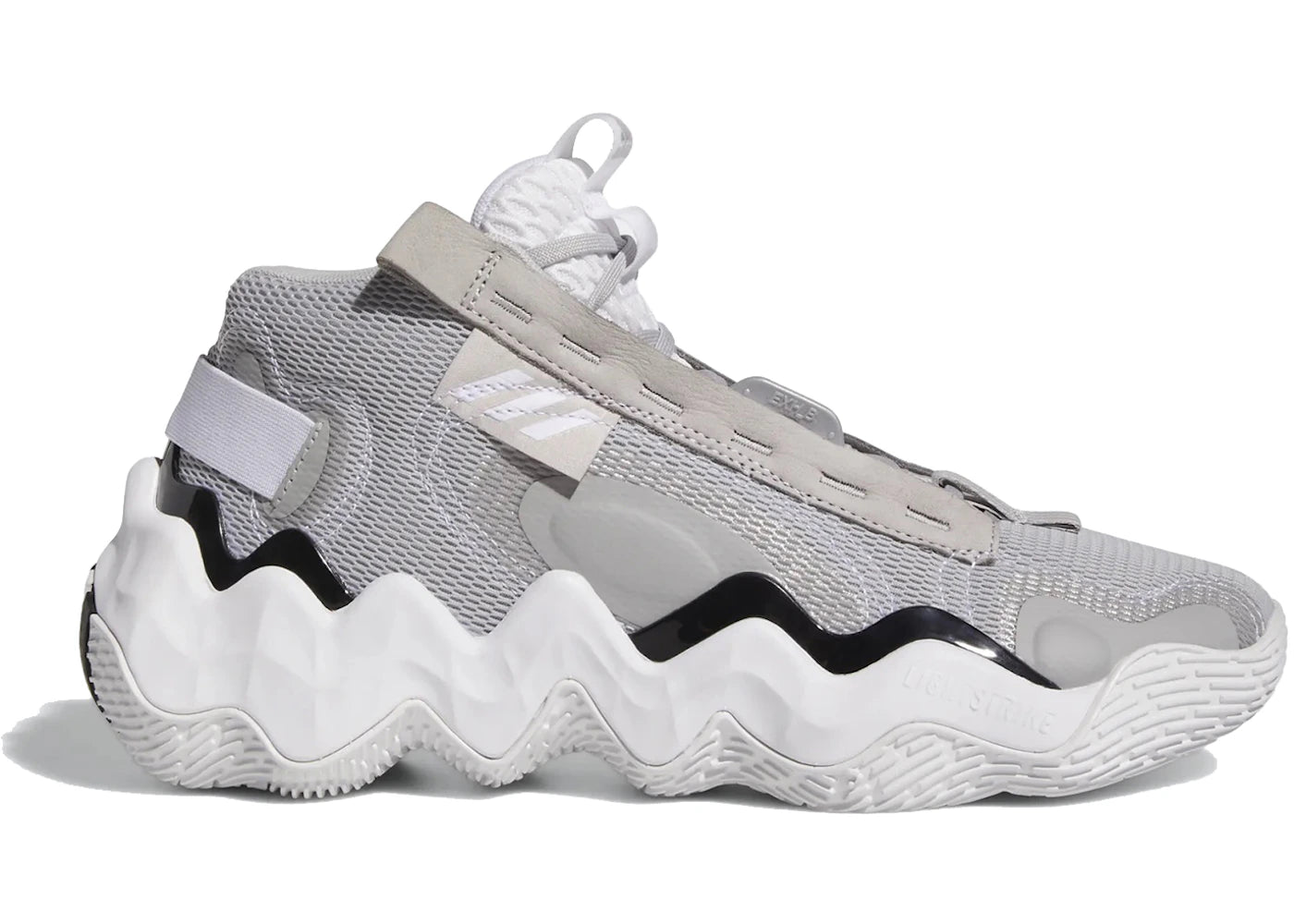 adidas Exhibit B Candace Parker Mid Grey Black White (Women's) - vue secondaire A