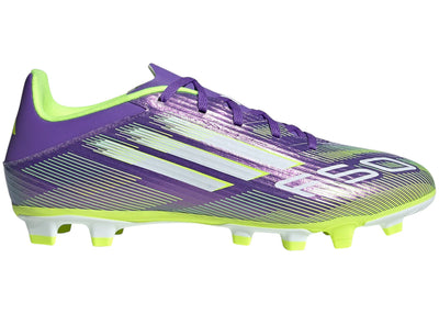 adidas F50 Club FG/MG Purple Rush Cloud White Lucid Lemon
