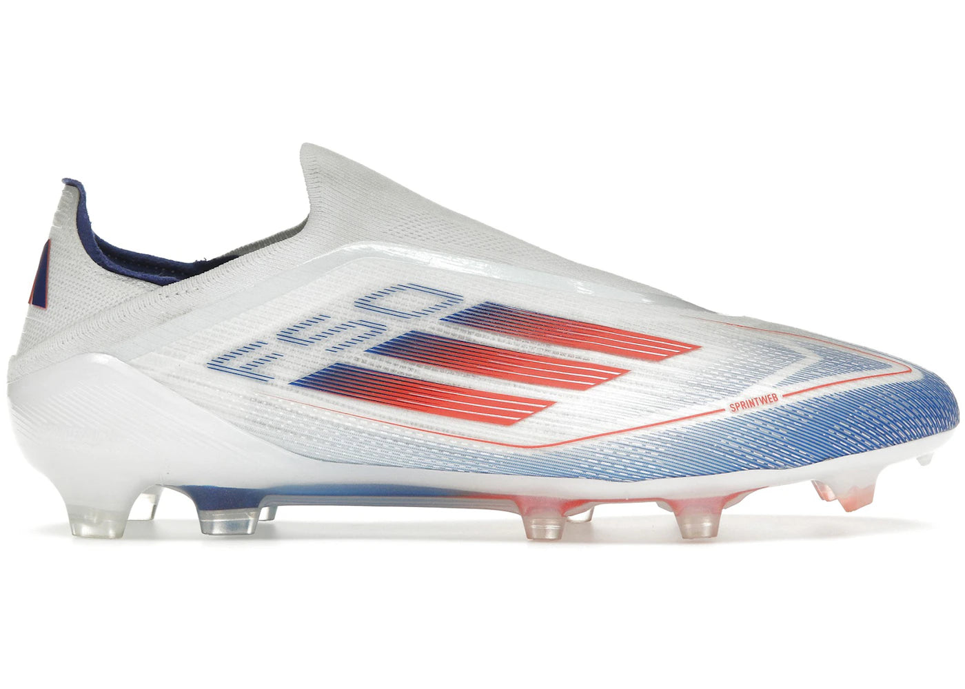 adidas F50 Elite Laceless FG Cloud White Solar Red Lucid Blue