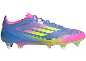 adidas F50 Elite SG Blue Fusion Lucid Lemon Lucid Pink - authentic adidas sneakers