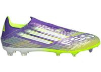 adidas F50 League Laceless FG/MG Purple Rush Cloud White Lucid Lemon