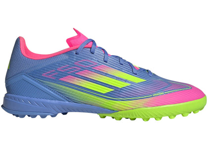 adidas F50 League Turf Blue Fusion Lucid Lemon Lucid Pink - authentic adidas sneakers