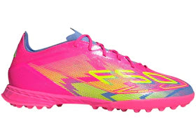 adidas F50 Pro Turf Lucid Pink Lucid Lemon Blue Fusion - authentic adidas sneakers
