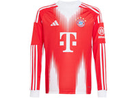 adidas FC Bayern 25/26 Long Sleeve Home Jersey Red