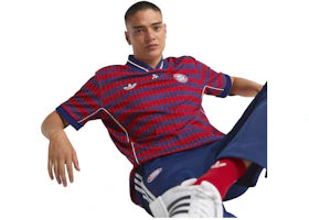 adidas FC Bayern Munich Lfstlr Jersey Red Dark Blue - vue 360