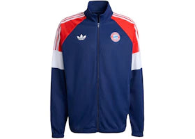 adidas FC Bayern Munich Lfstlr Track Top Dark Blue/Red/White