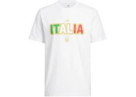 adidas FIFA World Cup 2026 Italy Home Graphic Tee White